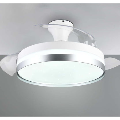 Plafoniera led con ventilatore diametro 100cm bianco Lindberg