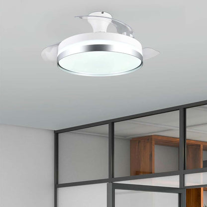 Plafoniera led con ventilatore diametro 100cm bianco Lindberg