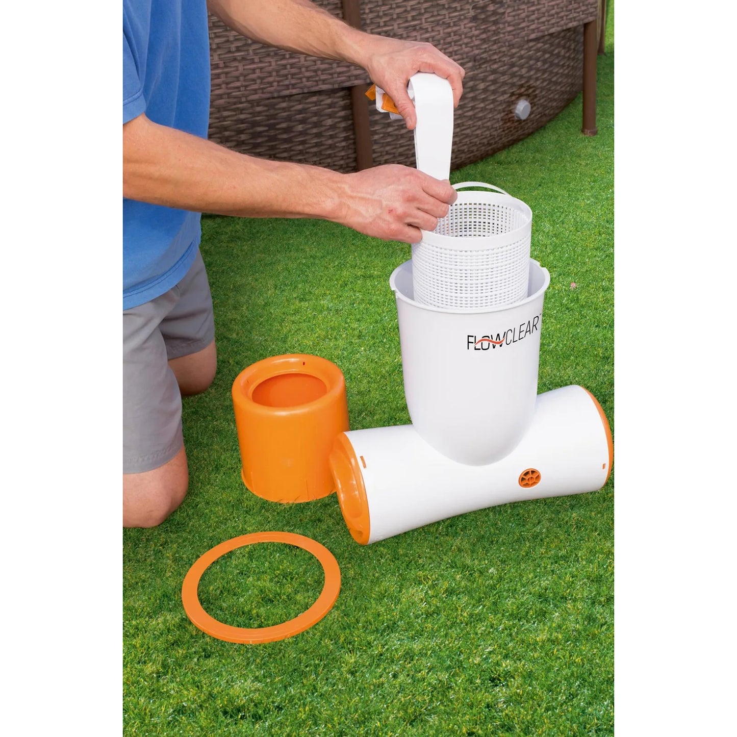 Pompa di filtraggio pulizia piscina Bestway 2,574 lt/ora