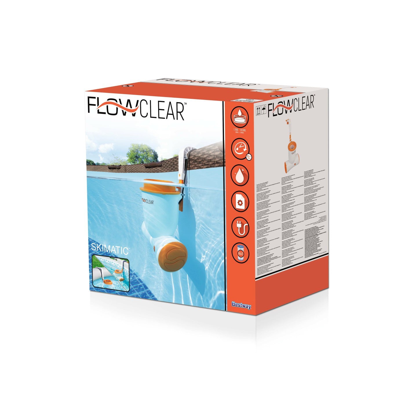 Pompa di filtraggio pulizia piscina Bestway 2,574 lt/ora