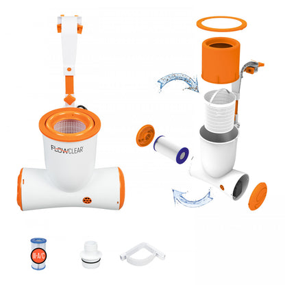 Pompa filtro per piscina Bestway 58469 Skimmer Flowclear 1,050 gal. (3,974 L)