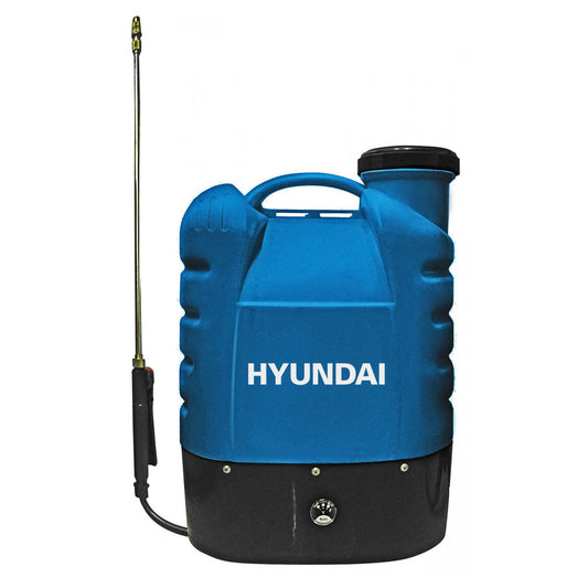 Pompa a spalla a batteria Hyundai 12 V 8 Ah serbatoio 16 litri
