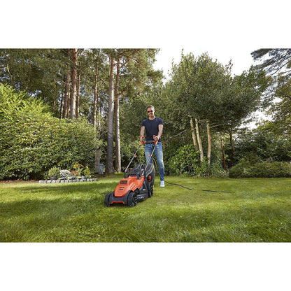 Rasaerba a filo Black+Decker 1400 W 34 cm impugnatura bike