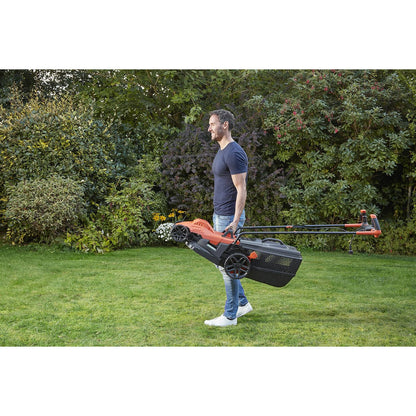 Rasaerba a filo Black+Decker 1400 W 34 cm impugnatura bike