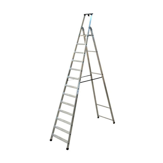 Scala Facal Quadra 13 gradini h. 359,50 cm alluminio