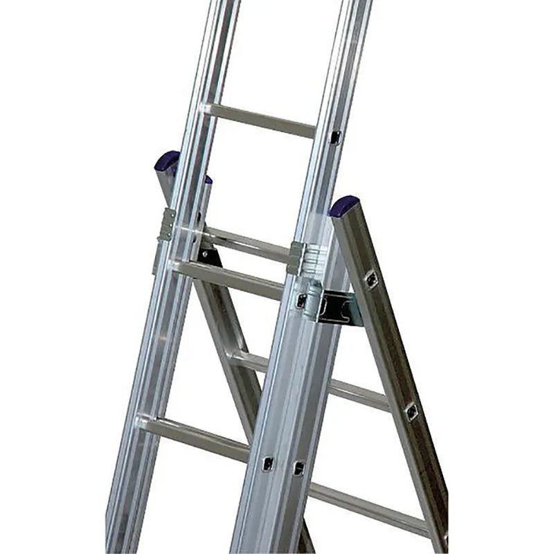 Scala alluminio 3 rampe 11+11+11 gradini h. 706 cm Facal stilo SL310-3