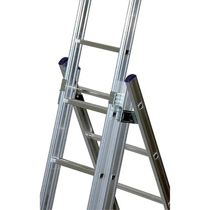Scala alluminio 3 rampe 11+11+11 gradini h. 706 cm Facal stilo SL310-3
