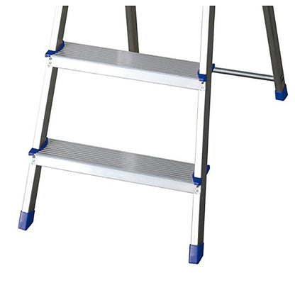 Scala domestica in alluminio 4 gradini 144 cm blu Facal K100