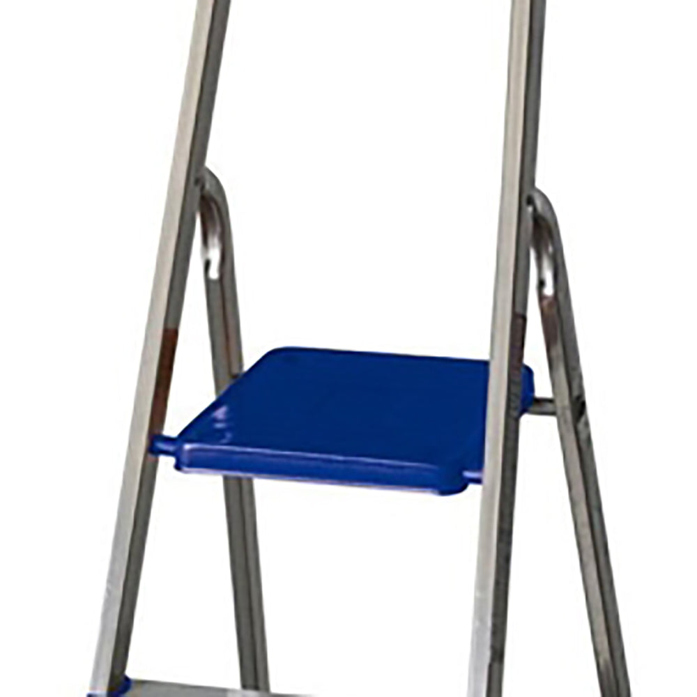 Scala domestica in alluminio 8 gradini 232 cm blu Facal K100