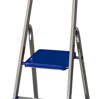Scala domestica in alluminio 8 gradini 232 cm blu Facal K100