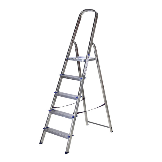 Scala in alluminio 5 gradini h 166 cm Facal Alfa maxi