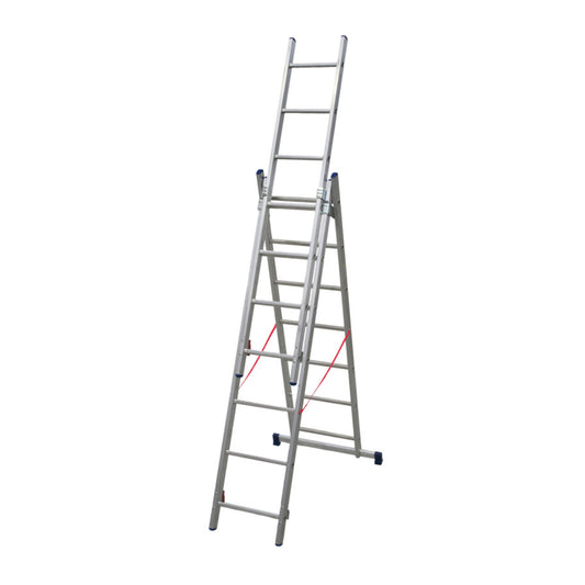 Scala alluminio 3 rampe 7+7+7 gradini h. 426 cm Facal stilo SL200-3
