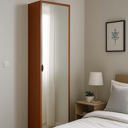 Scarpiera salvaspazio con specchio 50,5 x 19,5 x 178 cm