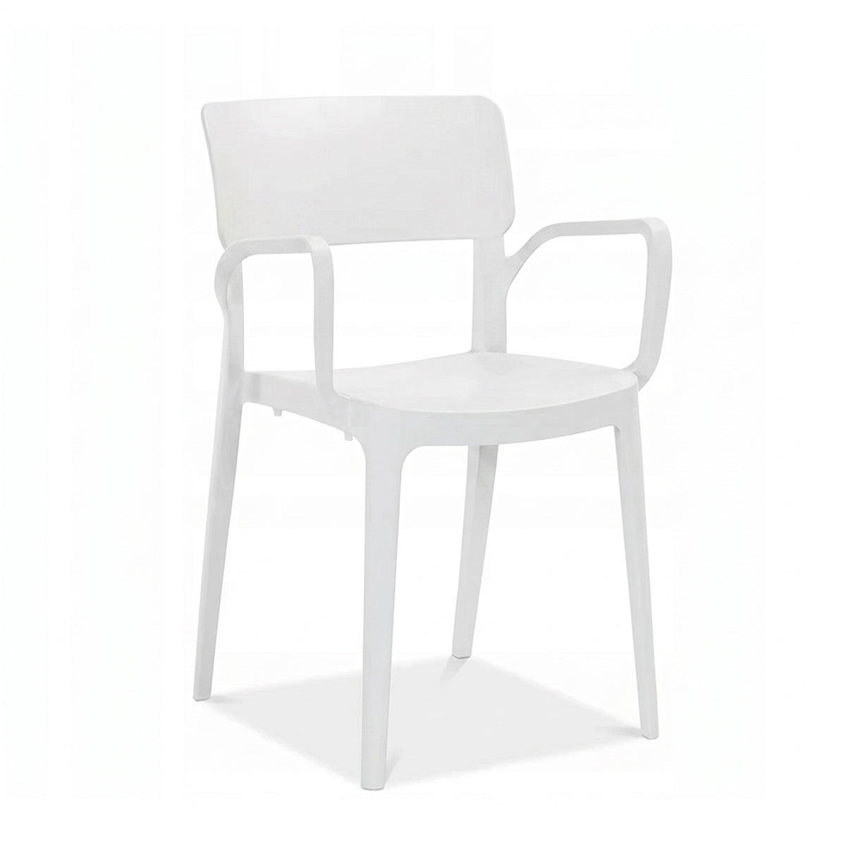 Sedia in polipropilene con braccioli Panora da interno/esterno 46x51x82 cm