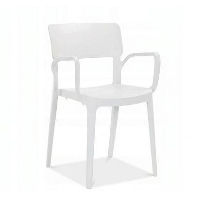 Sedia in polipropilene con braccioli Panora da interno/esterno 46x51x82 cm