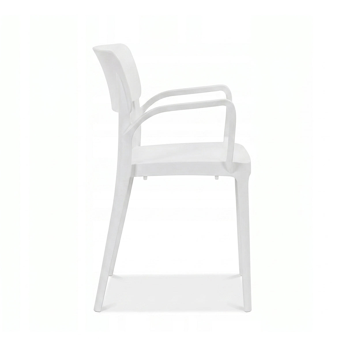 Sedia in polipropilene con braccioli Panora da interno/esterno 46x51x82 cm