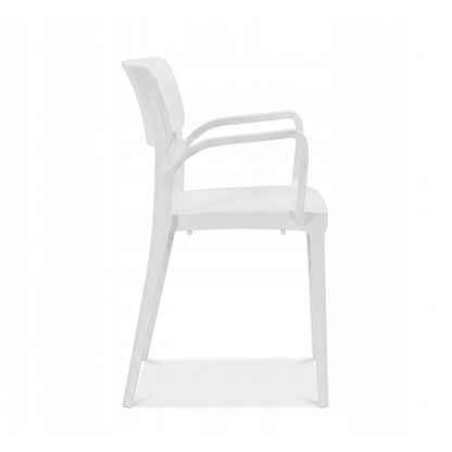 Sedia in polipropilene con braccioli Panora da interno/esterno 46x51x82 cm