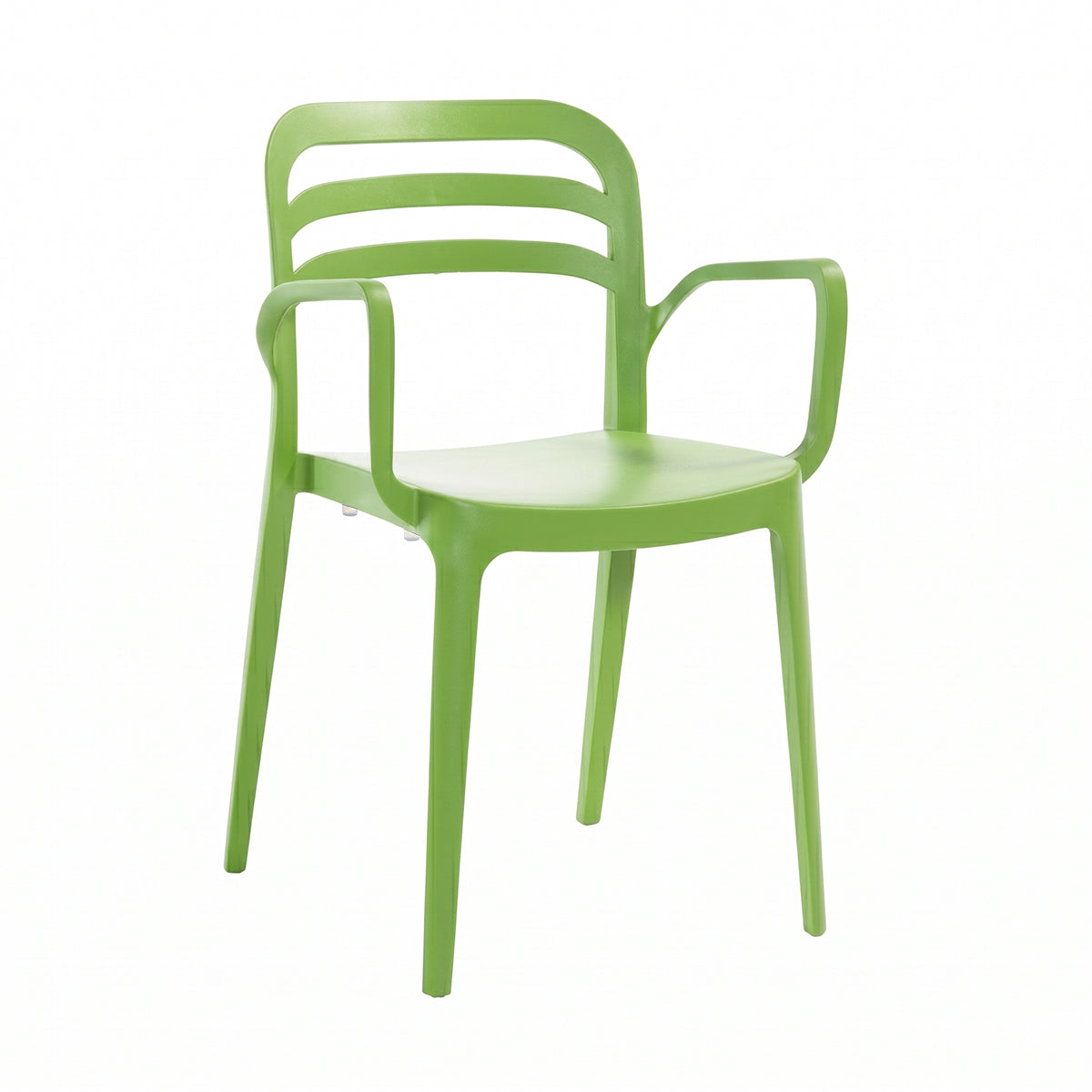 Sedia in polipropilene impilabile con braccioli 46x51x82 cm