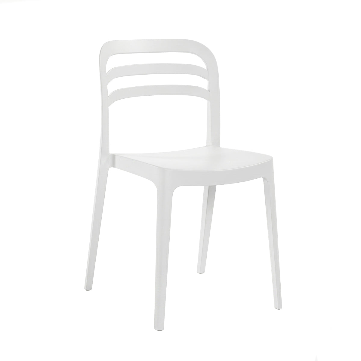 Sedia in polipropilene impilabile da esterno 46x82x51 cm
