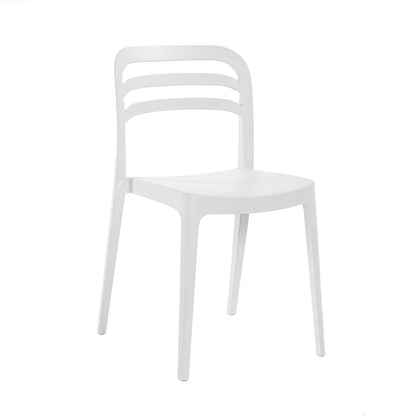Sedia in polipropilene impilabile da esterno 46x82x51 cm