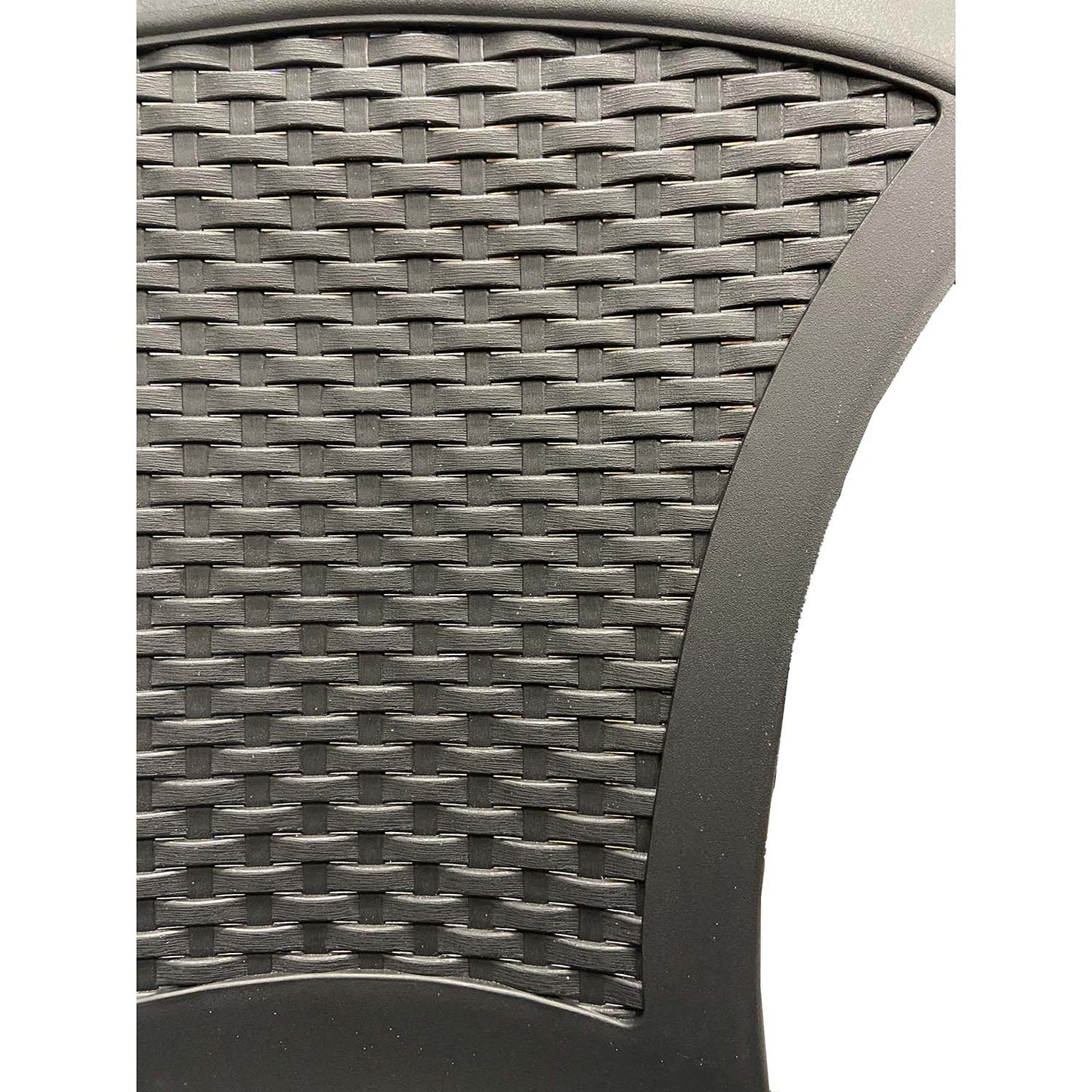 Sedia da giardino Kora impilabile effetto rattan