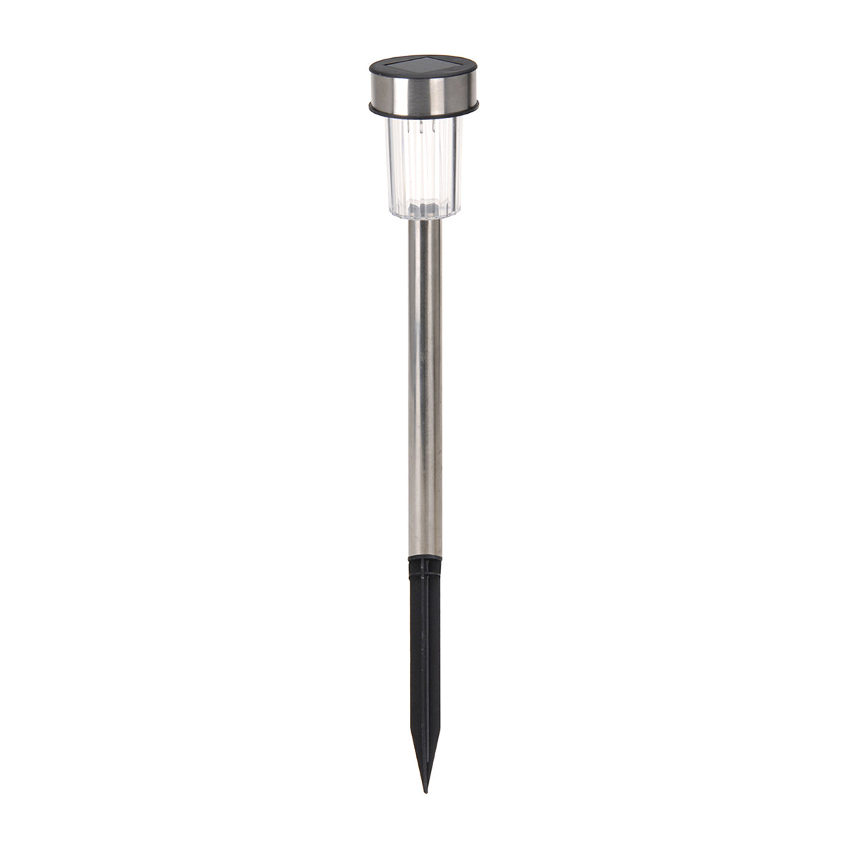 Set 7 lampade solari da esterno acciaio inox 36 cm