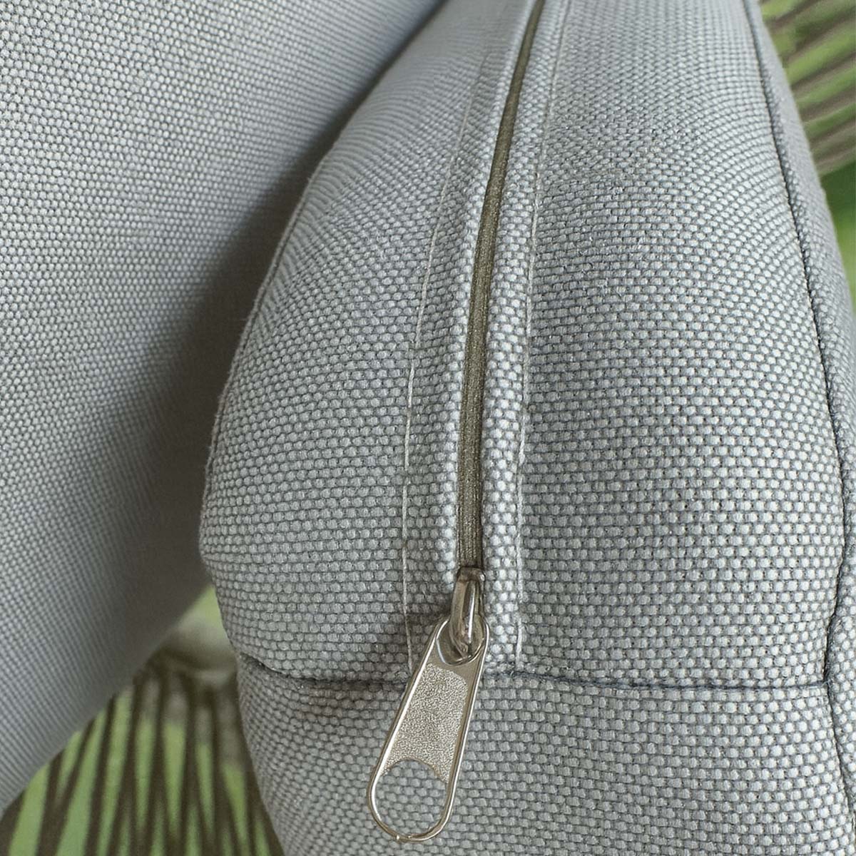 Set da giardino in alluminio e corda con divano poltrone e tavolino