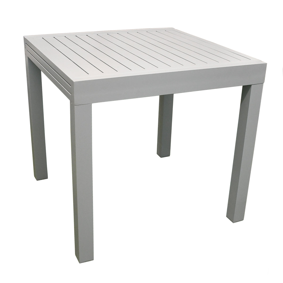 Set da giardino in alluminio tavolo allungabile e 4 sedie Ios
