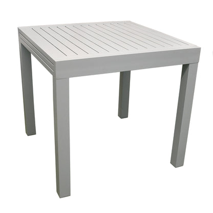 Set da giardino in alluminio tavolo allungabile e 4 sedie Ios