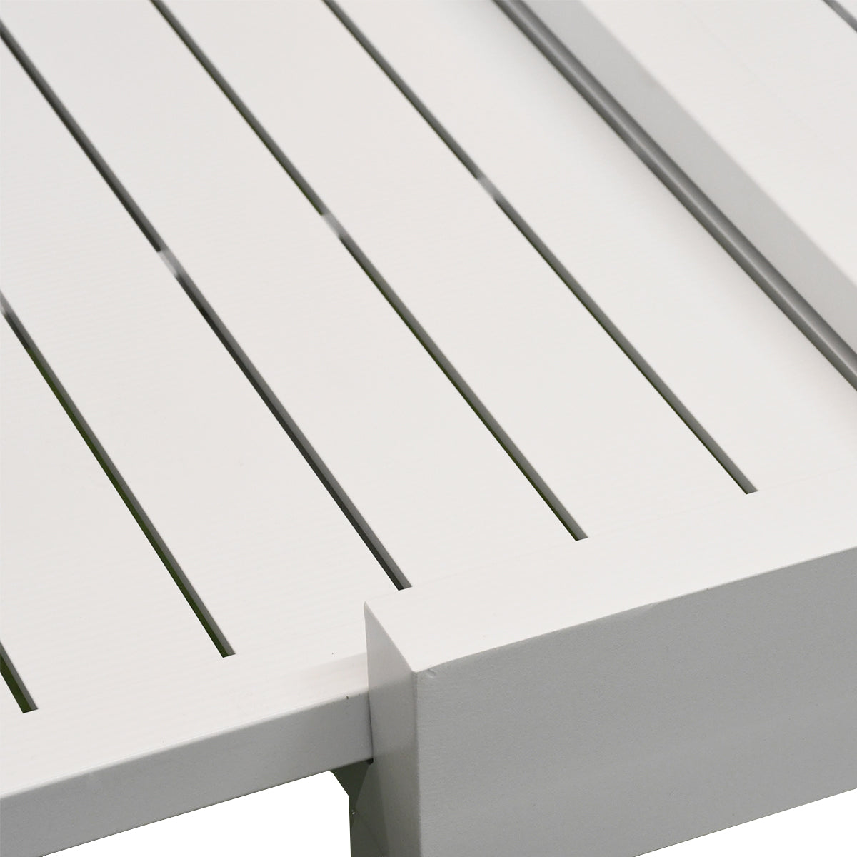 Set da giardino in alluminio tavolo allungabile e 4 sedie Ios