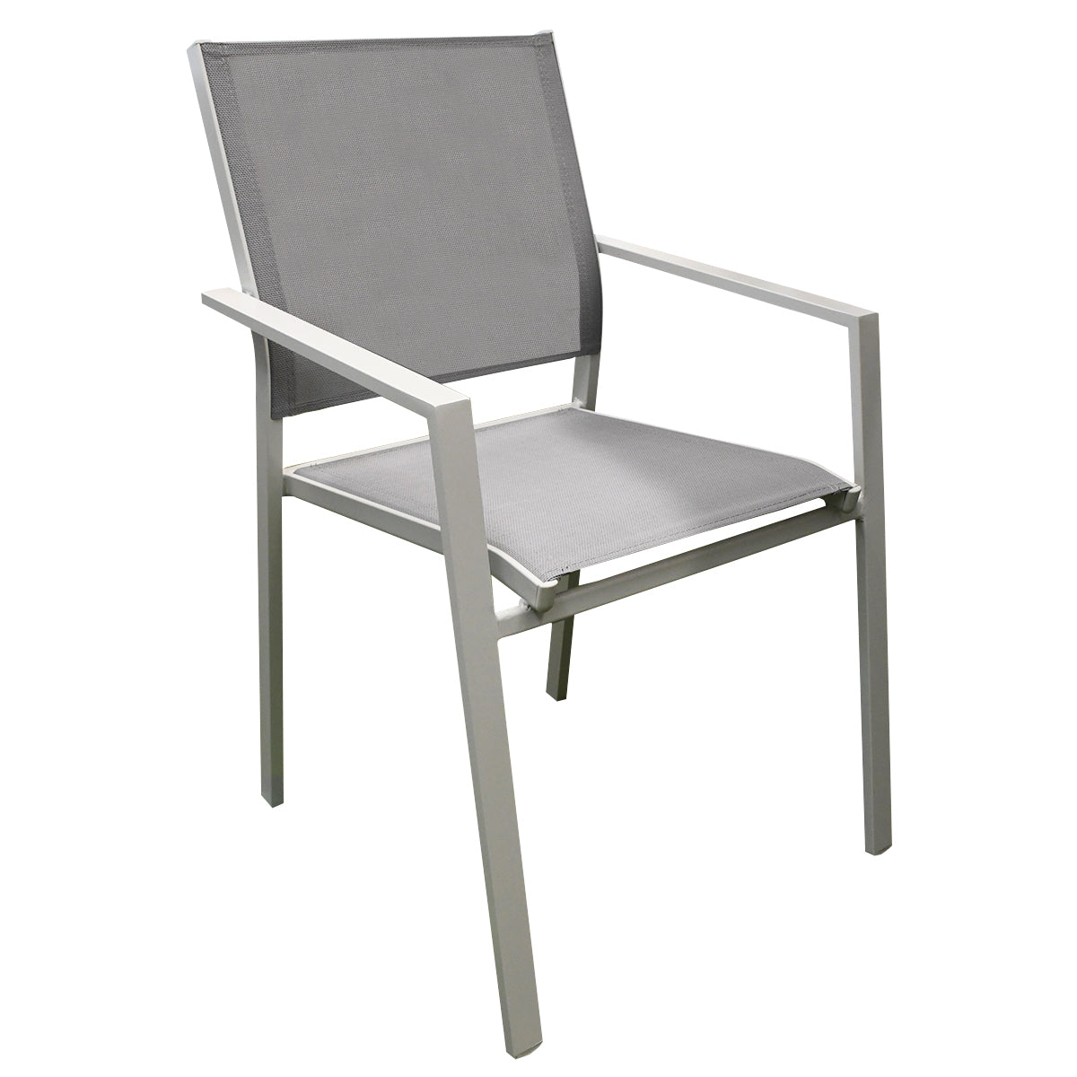 Set da giardino in alluminio tavolo allungabile e 4 sedie Ios