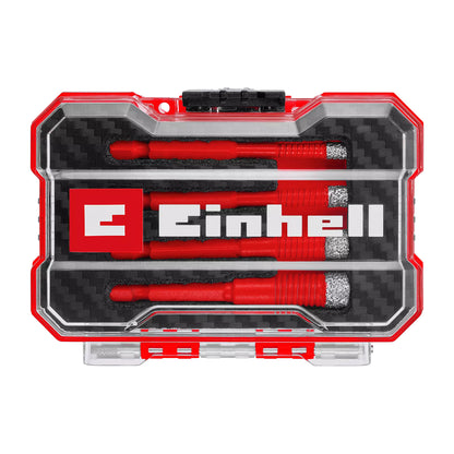 Set XS-Case 4 pz frese a tazza diamantate Einhell