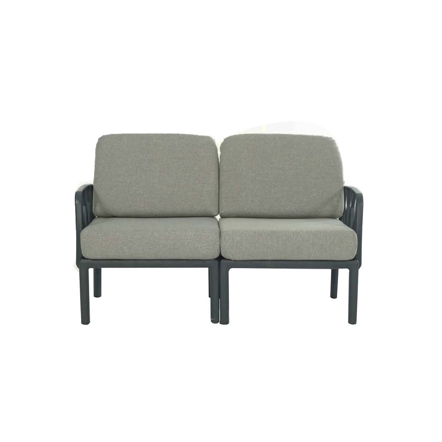 Set da esterno 2 poltrone divano e tavolino Garda