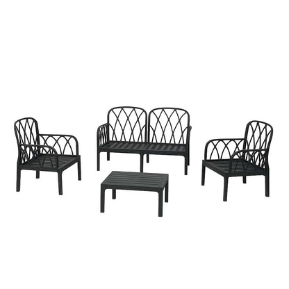 Set da esterno 2 poltrone divano e tavolino Garda