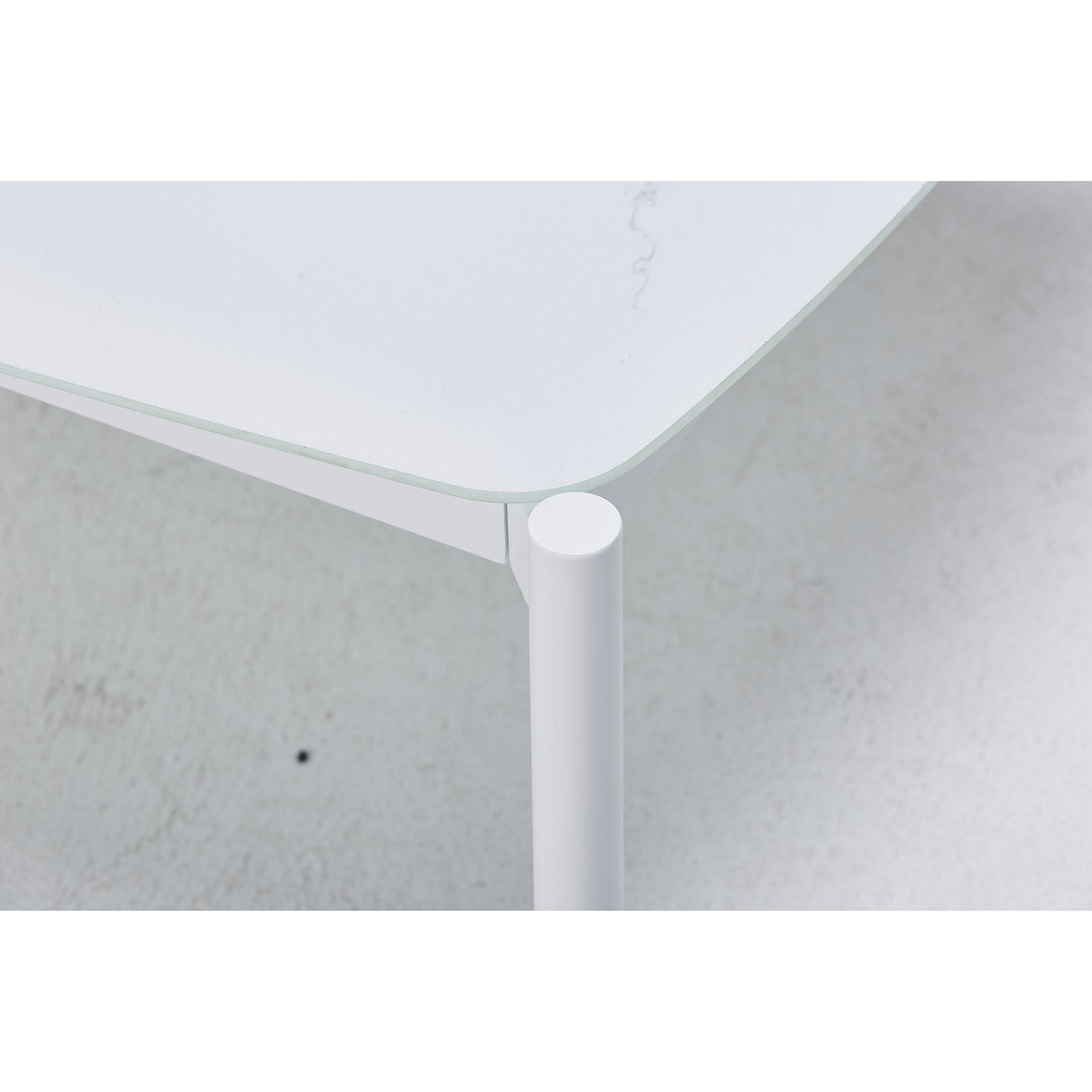 Set da giardino angolare con cuscini bianco e grigio Bodrum
