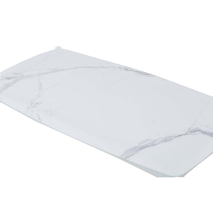 Set da giardino angolare con cuscini bianco e grigio Bodrum