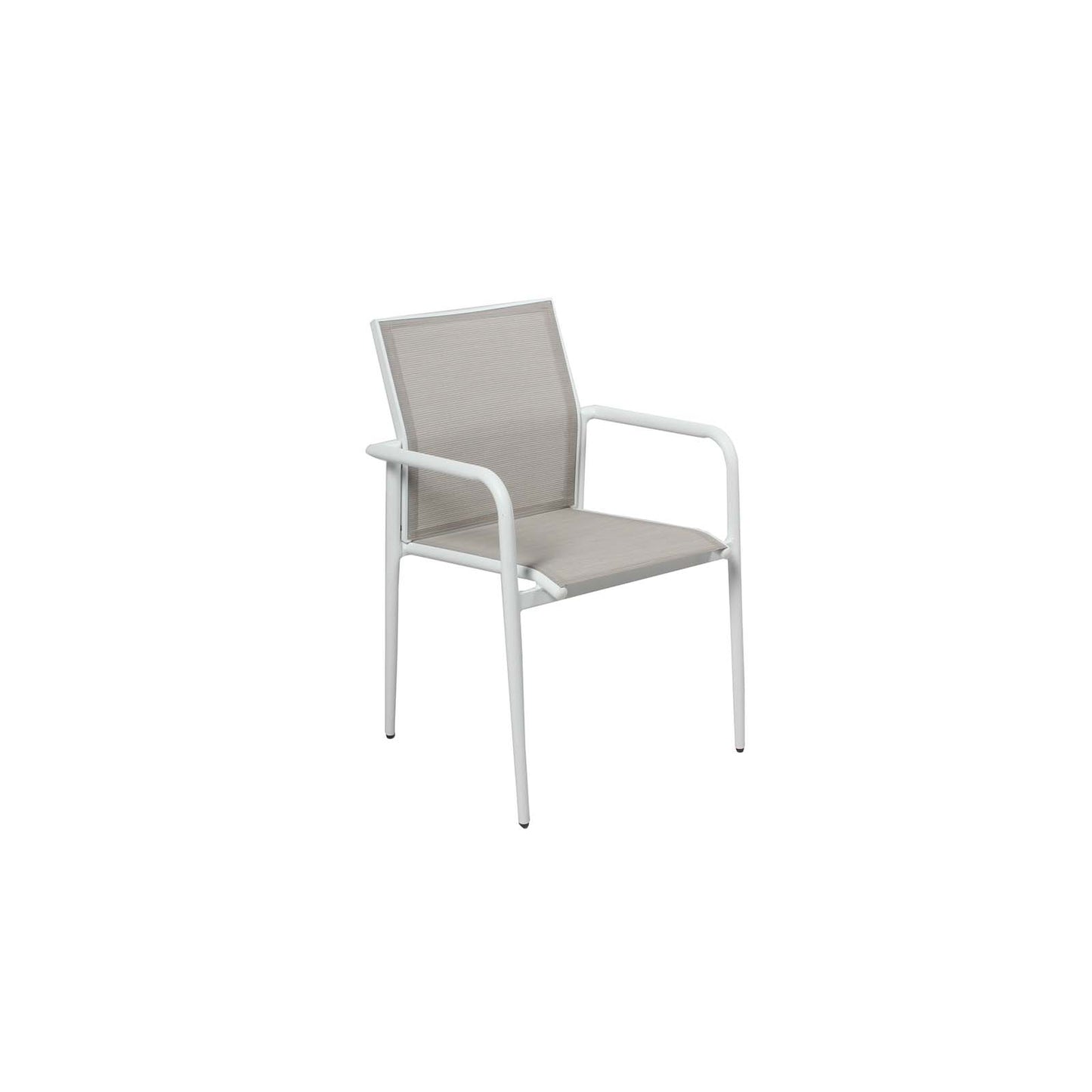 Set tavolo allungabile con 6 sedie bianco e grigio