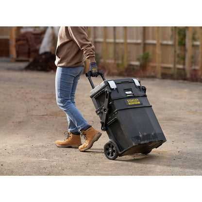 Baule portautensili con ruote Stanley Fat Max Work Station cantilever 85,7 lt