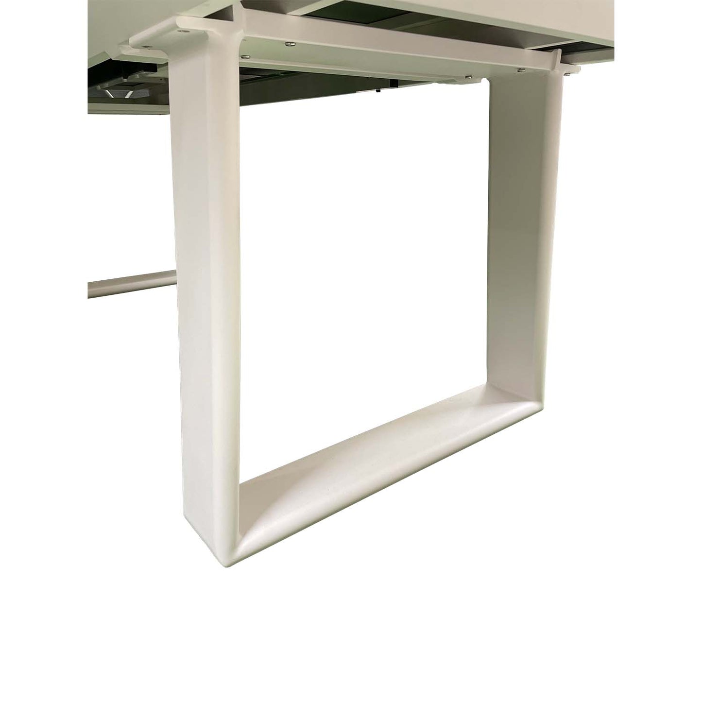Set in alluminio tavolo e 6 sedie grigio e bianco Malaga