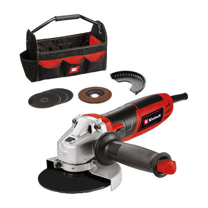 Smerigliatrice angolare Einhell TC-AG 125/850 850 W disco 125 mm con borsa