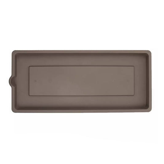 Sottovaso fioriera effetto legno 80 cm