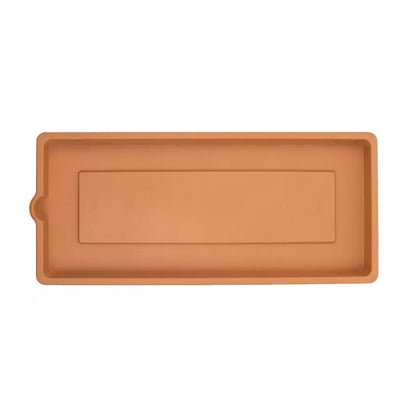 Sottovaso fioriera effetto legno 75 cm