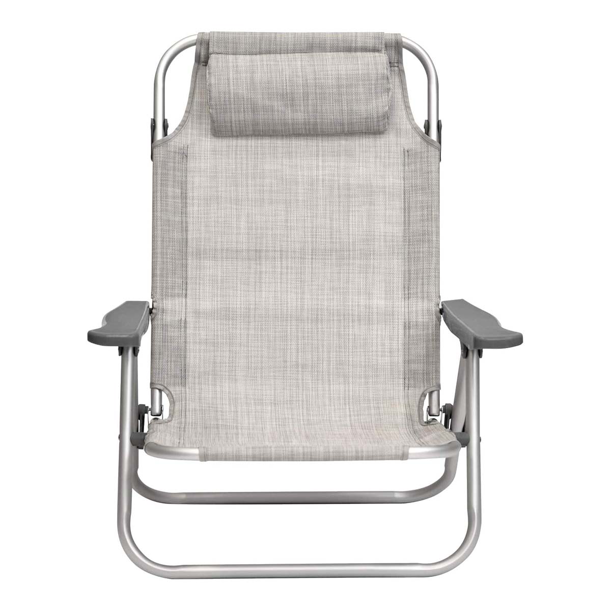 Spiaggina mare pieghevole in alluminio 46x59 cm con cuscino