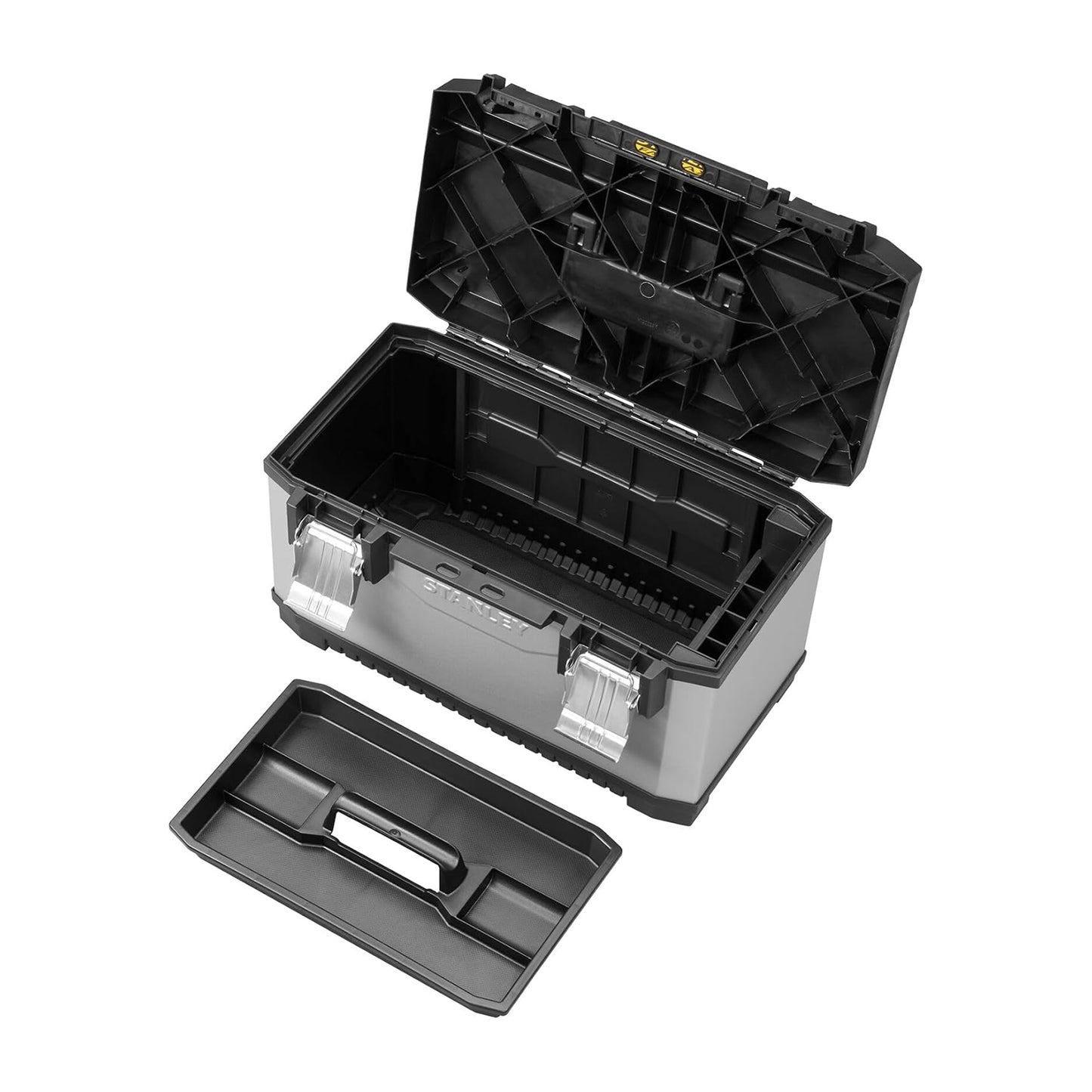 Stanley cassetta portautensili 20" Metal-Plastic FatMax grigia con vaschetta 1-95-615