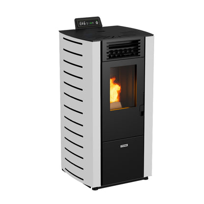 Stufa a pellet King 98 7,8 kW 190 m³ con telecomando