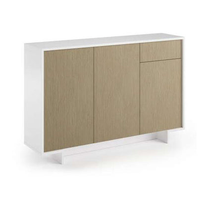 Madia slim Frame Terraneo 3 ante con cassetto 134x35x87 cm vari colori