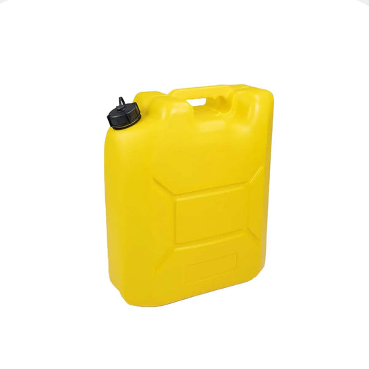 Tanica in plastica rinforzata 22 litri gialla