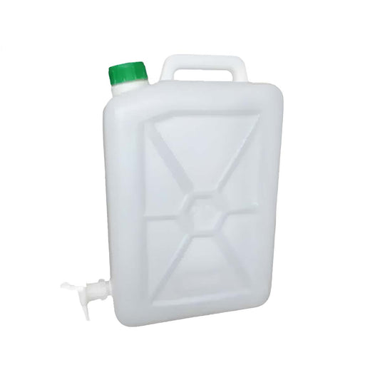 Tanica di plastica con predisposizione rubinetto
