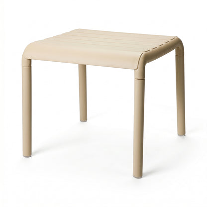 Tavolino basso da esterno in polipropilene 45x45x41cm