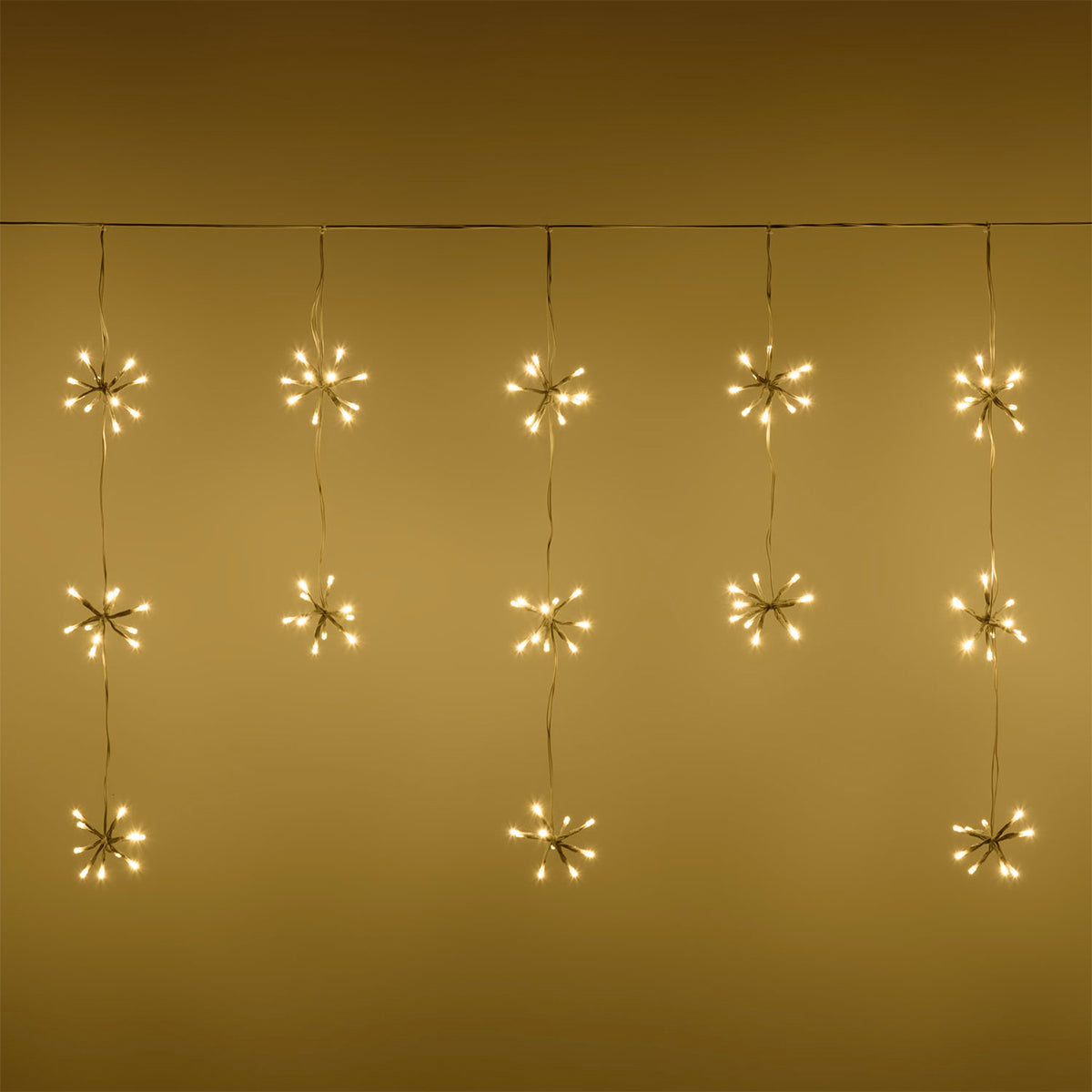 Tenda luminosa Ice Light Bunch da esterno 300 LED bianco caldo 300x70 cm